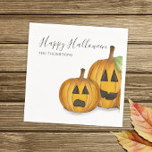 Halloween Niedlich Pumpkins Jack O'lanterns Simple Serviette