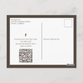 Halloween Niedlich Pumpkins Jack Simple Social Med Postkarte (Rückseite)