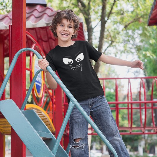 Halloween Niedlich Schwarz und Weiß T-Shirt