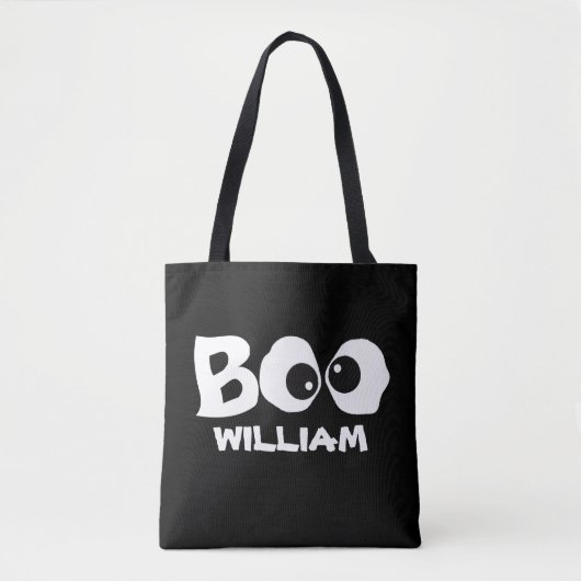 Halloween Niedlich Simple Whimsical Ghost Boo Eyes Tasche (Vorderseite)
