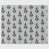 Halloween Niedlich Skeleton Giftlöffel Geschenkpapier (Flach)