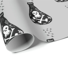 Halloween Niedlich Skeleton Giftlöffel Geschenkpapier