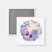 Halloween Niedlich Skull Magnet (Vorderseite/Rückseite)