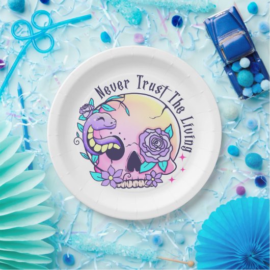 Halloween Niedlich Skull Pappteller (Party)