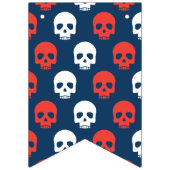 Halloween Niedlich Skulls Wimpelkette (Zweite Fahne)