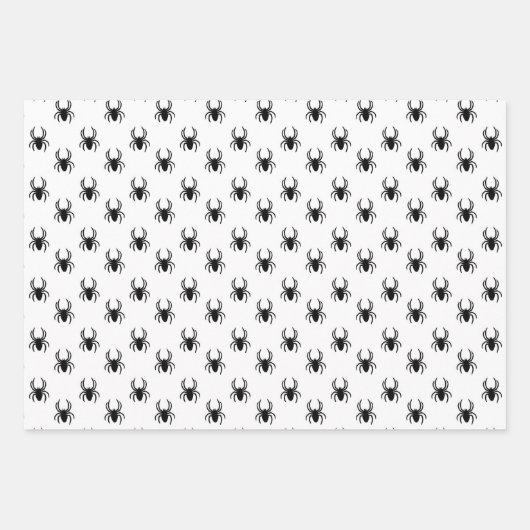 Halloween Niedlich Spiders Geschenkpapier Set (Vorderseite 3)