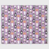 Halloween Niedlich Spooky-Geschenk Geschenkpapier (Flach)