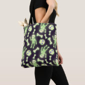 Halloween Niedlich Spooky Glowing Skelettknochen S Tasche (Von Nahem)