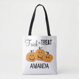 Halloween Niedlich Trick oder Treat Funny Pumpkins Tasche