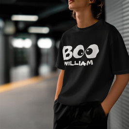 Halloween Niedlich Whimsical Beängstigend Ghost Bo T-Shirt