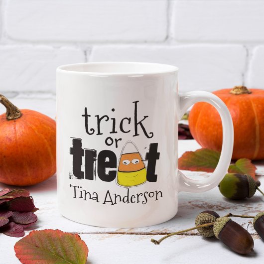 Halloween Niedlich Whimsical Candy Mais Funny Kaffeetasse