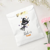 Halloween Niedlich Witch Hat & Broom Confetti Geschenktütchen (Versiegelt)