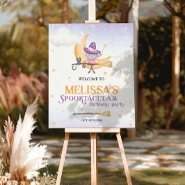 Halloween Niedlich Witz Geburtstagsparty Begrüßung Poster