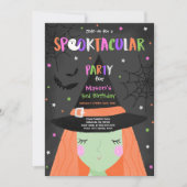 Halloween Niedlich Witz Geburtstagsparty Spooktacu Einladung (Vorderseite)