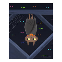 Halloween Niedliche Bat Art Print