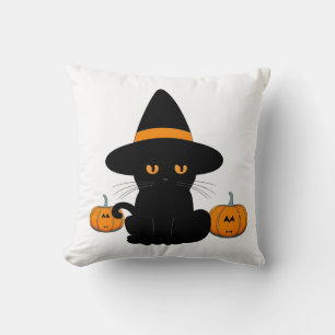 Halloween Niedliche Cartoon-Freunde, Black Baby Ca Kissen