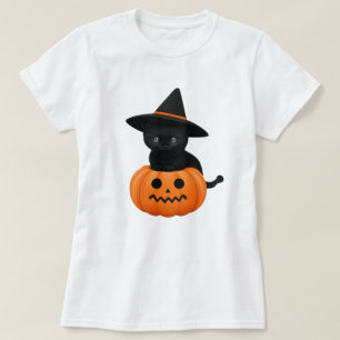 Halloween Niedliche Cartoon-Freunde, Black Baby Ca T-Shirt
