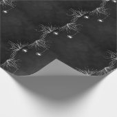 Halloween Niedliche Chalkboard Spider Themed Patch Geschenkpapier (Ecke)