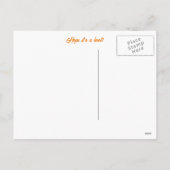 Halloween Niedliche Dackel Pup Owl Feiertagspostkarte (Rückseite)