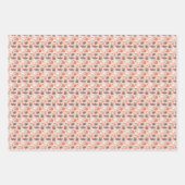 Halloween, niedliche Fledermäuse und Spinnen Geschenkpapier Set (Vorderseite 3)