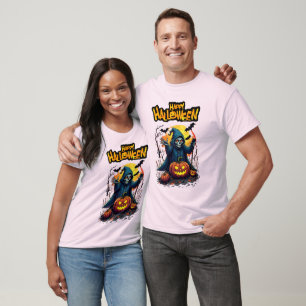 Halloween: Niedliche Geister und Pumpkin-Familie T-Shirt