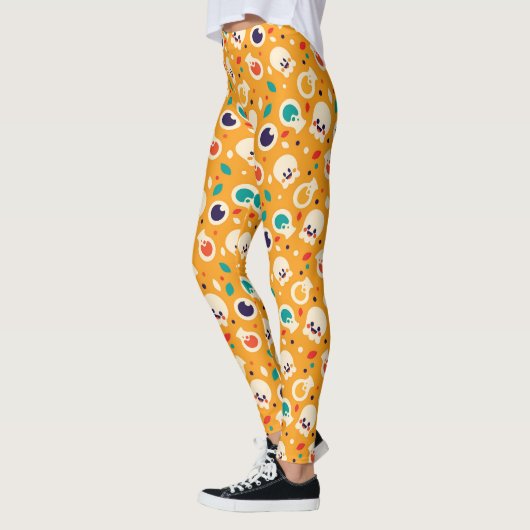 Halloween, niedliche Geister und Tränen Leggings (Links)