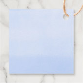 Halloween niedliche Ghost-Blues-Babydusche Geschenkanhänger (Rückseite)