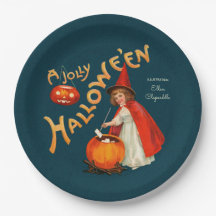 Halloween Niedliche Hexe CC1243 Clapsaddle