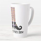 Halloween Niedliche Hexenfarbenschuhe Milchtasse (Rechte Ecke)