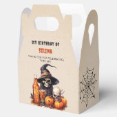 Halloween Niedliche Hexenkiste Gastgeschenk Geschenkschachtel (Geöffnet)