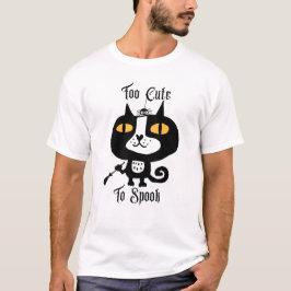 Halloween Niedliche Katze schwarz zu Niedlich zu s T-Shirt