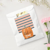 Halloween Niedliche Kürbis-Streifen-Leckereien Geschenktütchen (Versiegelt)