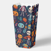 Halloween niedliche Kürbisköpfe Geschenkschachtel (Rückseite)