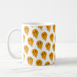 Halloween Niedliche Orangengeister 👻 weißes BG Kaffeetasse