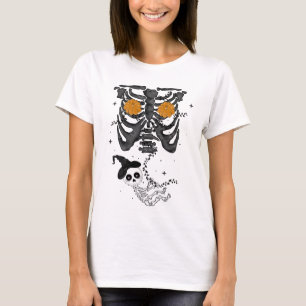 Halloween Niedliche Schwangerschaft T-Shirt