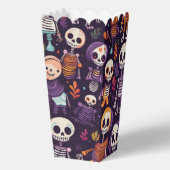 Halloween-niedliche Skelette Geschenkschachtel (Rückseite)