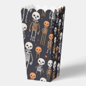 Halloween-niedliche Skelette Geschenkschachtel (Rückseite)