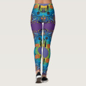 Halloween Niedliche und Spooky-Leggings Leggings (Rückseite)