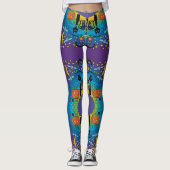 Halloween Niedliche und Spooky-Leggings Leggings (Vorderseite)