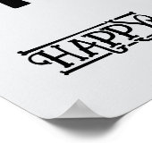 Halloween Niedliche Whimsiktoil & Trouble Poster (Ecke)