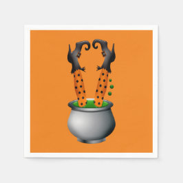 Halloween niedliche Witze Serviette