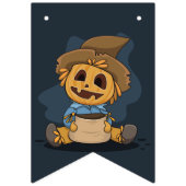 Halloween Niedlicher Jack O' Lantern Wimpelkette (Dritte Fahne)