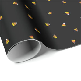 Halloween niedlicher Orangenmais Geschenkpapier