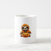 Halloween Niedlicher Sloth Classic T - Shirt Kaffeetasse (Mittel)