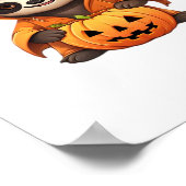 Halloween Niedlicher Sloth Classic T - Shirt Poster (Ecke)