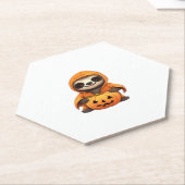 Halloween Niedlicher Sloth Classic T - Shirt Untersetzer (angewinkelt)