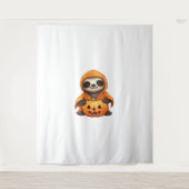 Halloween Niedlicher Sloth Classic T - Shirt Wandteppich (Vorderseite)