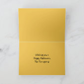 Halloween Niedlicher Trick oder Treat Candy Corn Karte (Innenseite)