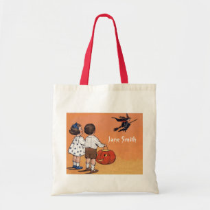 Halloween niedlicher Vintager Beute-Trick oder Lec Tragetasche