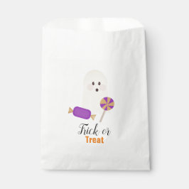 Halloween Niedlicher Vintager Geist und Candy Geschenktütchen